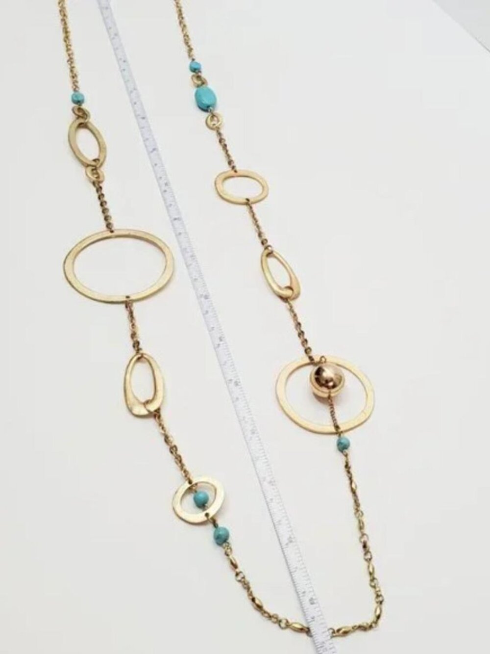 Bijoux Terner Long Necklace and Earrings (New) - Picture 4 of 5